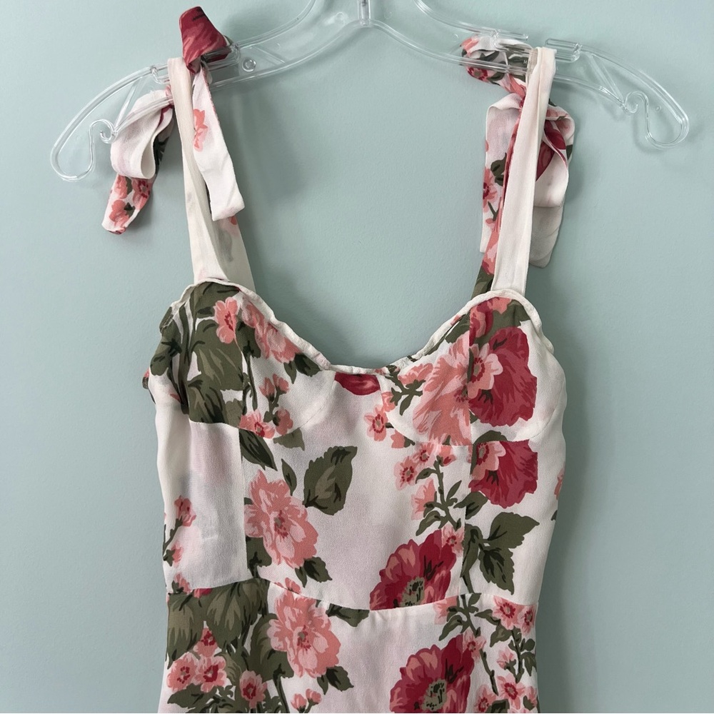 Reformation Floral Mini Dress